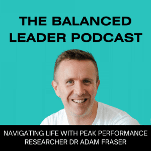 Dr Adam Fraser. Discover the keys to peak performance with Dr. Adam Fraser